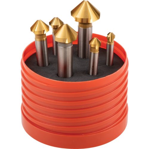 Sherwood 6-20mm 90fokos tin HSSe kúpsüllyesztő készlet (6 részes)