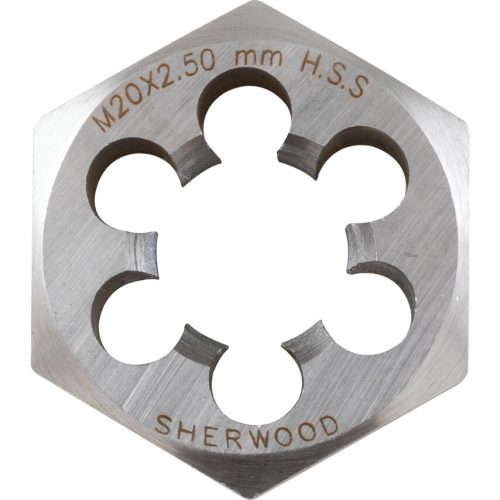 Sherwood M20x2.50mm hatszög alakú HSS menetmetsző
