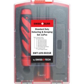   Swiss b és c ipari sorjázó és kaparó készlet 11 darabos