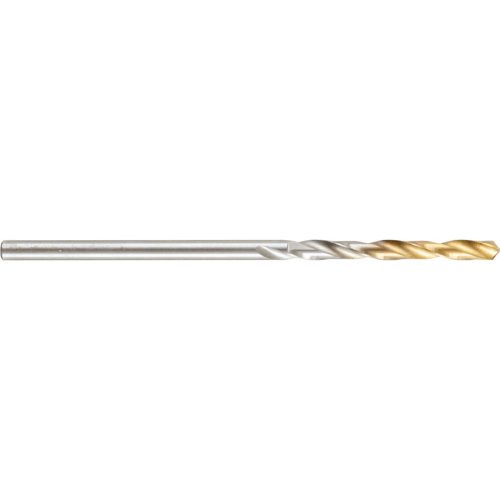 Swiss 2.00mm normál hosszú fényes HSS csigafúró TiN bevonatú heggyel