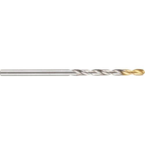 Swiss 2.50mm normál hosszú fényes HSS csigafúró TiN bevonatú heggyel