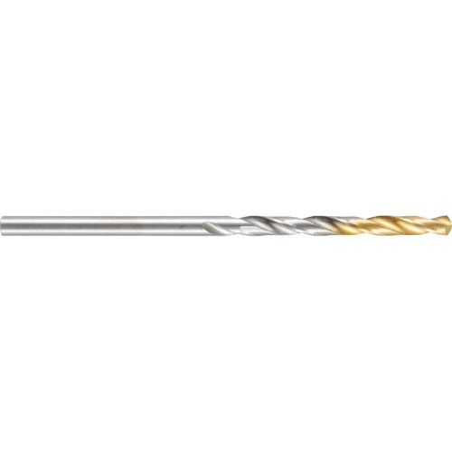Swiss 2.70mm normál hosszú fényes HSS csigafúró TiN bevonatú heggyel