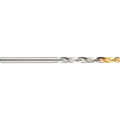Swiss 3.30mm normál hosszú fényes HSS csigafúró TiN bevonatú heggyel