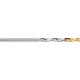 Swiss 3.30mm normál hosszú fényes HSS csigafúró TiN bevonatú heggyel