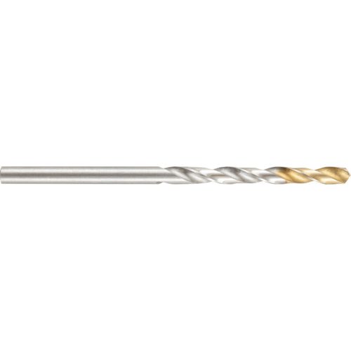 Swiss 3.50mm normál hosszú fényes HSS csigafúró TiN bevonatú heggyel