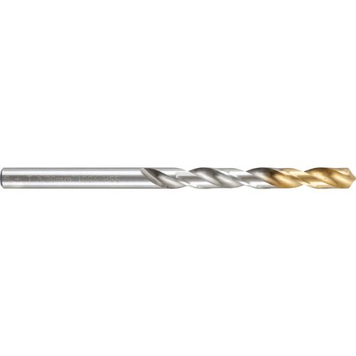 Swiss 5.20mm normál hosszú fényes HSS csigafúró TiN bevonatú heggyel