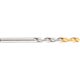 Swiss 5.50mm normál hosszú fényes HSS csigafúró TiN bevonatú heggyel