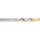 Swiss 6.10mm normál hosszú fényes HSS csigafúró TiN bevonatú heggyel