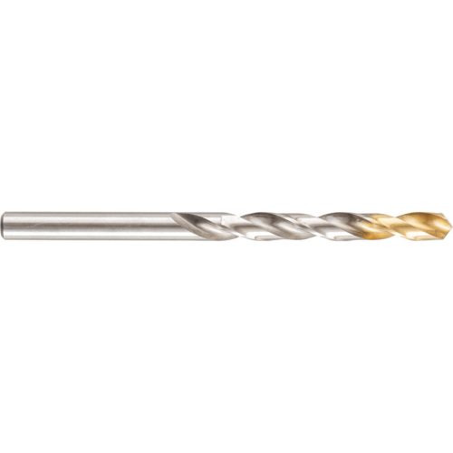 Swiss 6.50mm normál hosszú fényes HSS csigafúró TiN bevonatú heggyel