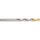 Swiss 6.70mm normál hosszú fényes HSS csigafúró TiN bevonatú heggyel