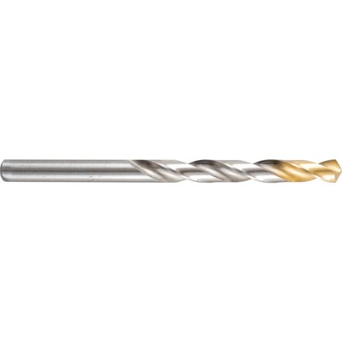 Swiss 7.50mm normál hosszú fényes HSS csigafúró TiN bevonatú heggyel