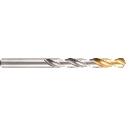 Swiss 10.00mm normál hosszú fényes HSS csigafúró TiN bevonatú heggyel