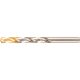 Swiss 10.20mm normál hosszú fényes HSS csigafúró TiN bevonatú heggyel