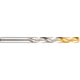 Swiss 11.00mm normál hosszú fényes HSS csigafúró TiN bevonatú heggyel