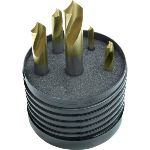 Swiss 5részes bekezdő fúró készlet TiN heggyel, 4 - 12mm 90deg