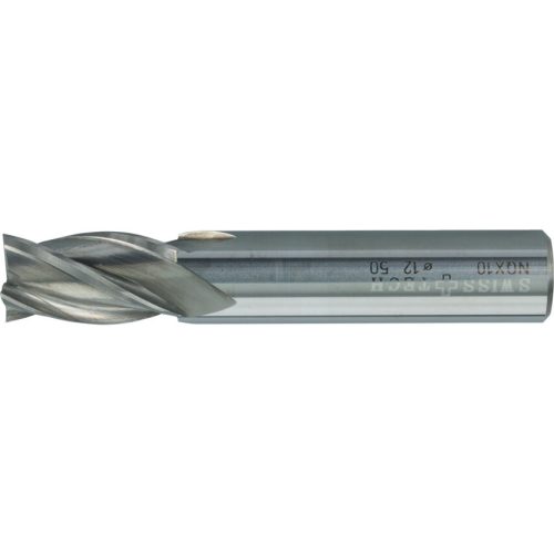 Swiss 5.0mm rövid négyélű hengeres szárú tömör keményfém ujjmaró