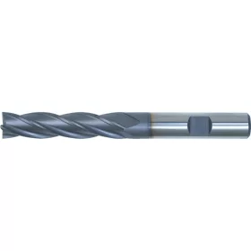   Swiss 3.0 hosszú négyélű weldon-száras HSS-Co8% ujjmaró TiCN bevonattal