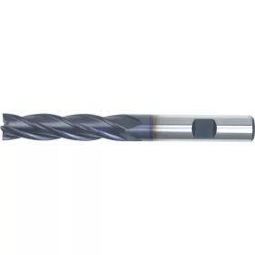   Swiss 3.0 hosszú négyélű weldon-száras HSS-Co8% ujjmaró TiAlN bevonattal