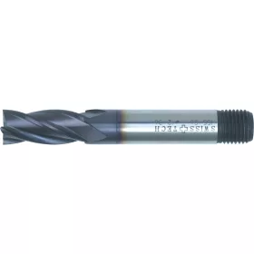   Swiss 3.0 kétélű menetesvégű HSS-Co8% hosszlyukmaró - TiAlN
