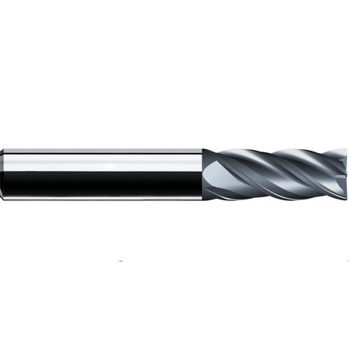 Swiss 6.0mm tömörkeményfém ujjmaró 4 változó spirálhoronnyal, TiAlN bevonattal