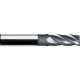Swiss 12.0mm tömörkeményfém ujjmaró 4 változó spirálhoronnyal, TiAlN bevonattal, lekerekített sarokkal