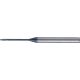 Swiss 1.5mm kétélű erősített szárú rádiuszos keményfém hosszlyukmaró Q bevonattal