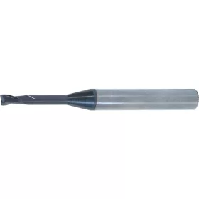   Swiss 0.6x4.0 kétélű erősített szárú keményfém hosszlyukmaró Q bevonattal