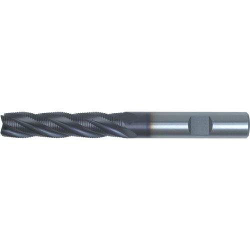 Swiss 8.0mm hosszú weldon-száras HSS-E pm finomfogazású nagyolómaró TiAlN bevonattal