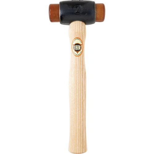 Thor 01-012 # 2 kalapács nyersbőr betétekkel 38mm