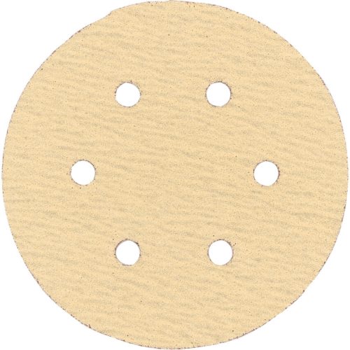 York 150mm 6 lyukú öntapadós csiszolótárcsa P80