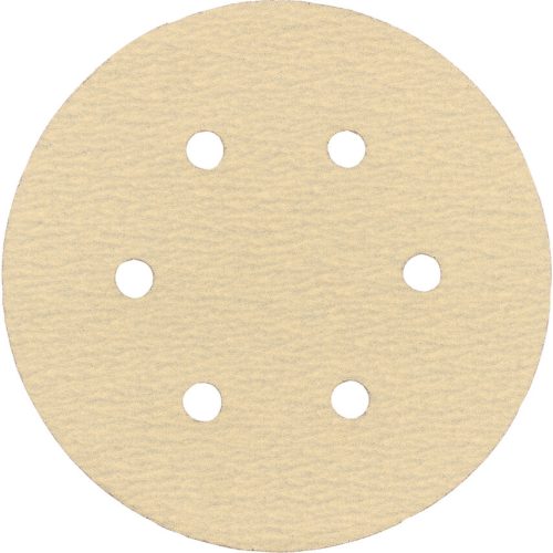 York 150mm 6 lyukú öntapadós csiszolótárcsa P150