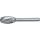 York turbómaró 6.3x9.5/3mm SE/TRE ovális keresztfogazással