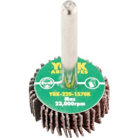 York 30x10/6mm al-ox lamellás csapos csiszolókorong P40