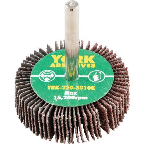 York 50x15/6mm al-ox lamellás csapos csiszolókorong P60