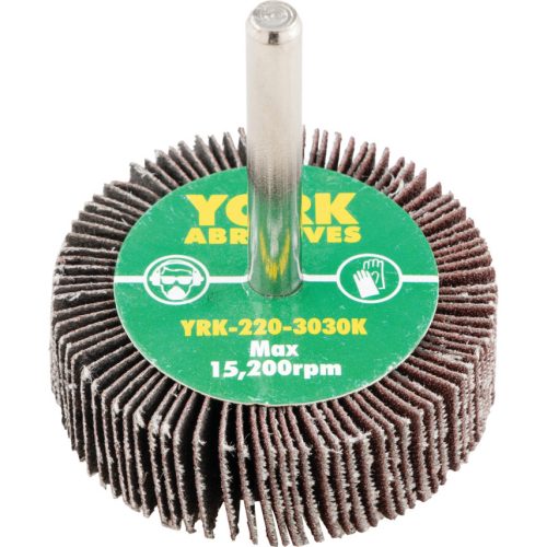 York 50x15/6mm al-ox lamellás csapos csiszolókorong P120