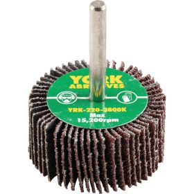 York 50x25/6mm al-ox lamellás csapos csiszolókorong P40