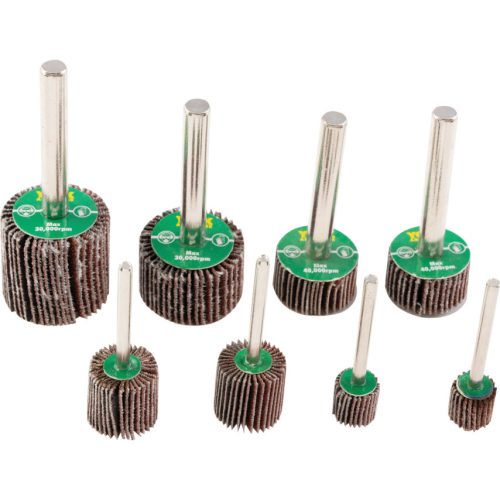 York 8 részes mini lamellás csapos csiszolókorong készlet