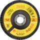 York 100x16mm cirkónium lamellás csiszolótárcsa üvegszálas tányéron P60