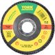 York 115x22mm al-ox lamellás csiszolótárcsa üvegszálas tányéron P60
