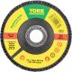 York 127x22mm al-ox lamellás csiszolótárcsa üvegszálas tányéron P40