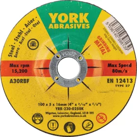 York 100x5x16 A30RBF DPC tisztítókorong, T27