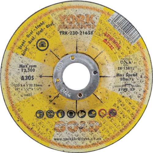 York 125x6x22.23mm A30S DPC tisztítókorong