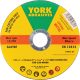 York 125x1x22.23mm A60TBF inoxvágókorong,T41