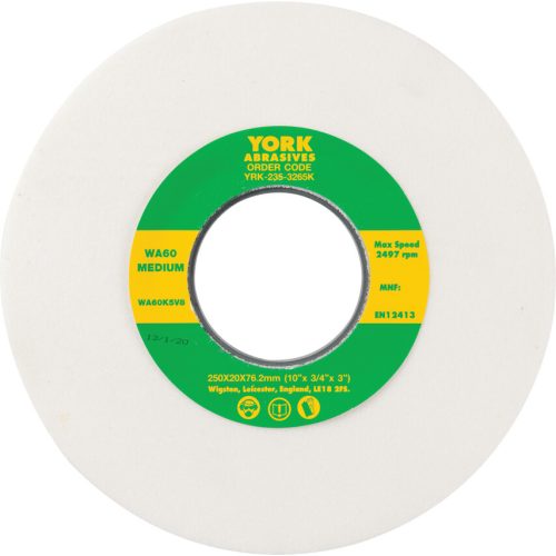 York 256x20x76.20 wa60kv köszörűkorong