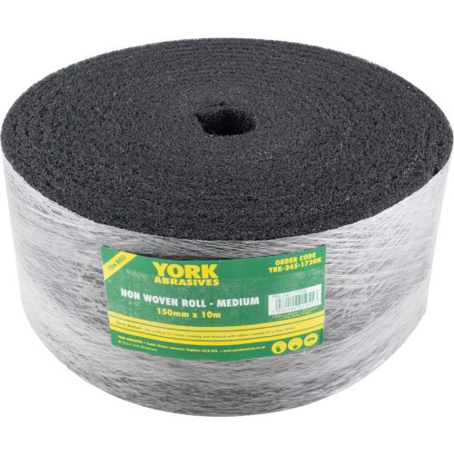 York 150mmx10m rostalapú csiszolótekercs, közepes/fekete