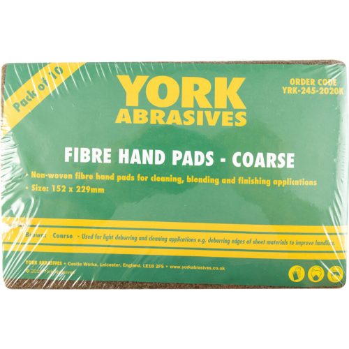 York rostalapú kézi csiszolólapok-barna (10db/csomag)