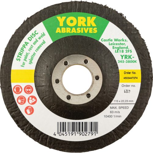 York 115x22mm nejlon csiszolótárcsa