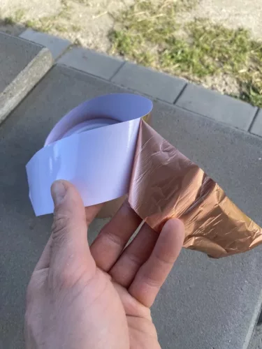 Doxmand öntapadós rézszalag csigák ellen – 50mm széles 10m hosszú