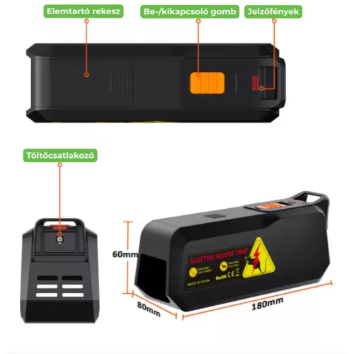 Doxmand MORTUS elektromos egércsapda