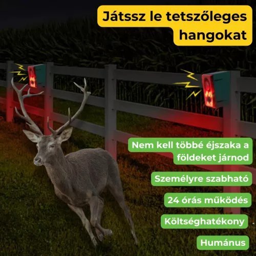 Doxmand Őrszem – állatriasztó mozgásérzékelővel és LED fénnyel